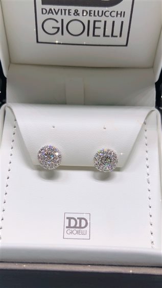 Orecchini Davite & Delucchi Donna in Oro bianco Diamante 0.96 Ct BB009868 - BB009868